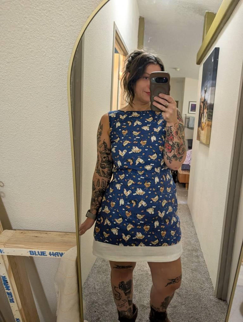 Mira'nın diktiği Audrina elbise